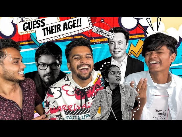 Guess Their Age Challenge 🤔 | feat @SimplyWasteYT and @BeingNizar