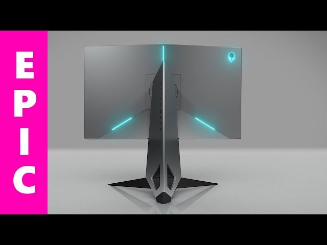 ALIENWARE 25 Gaming Monitor REVIEW 240Hz FreeSync Gsync Best Gaming Monitor 2018 AW2518H AW2518HF