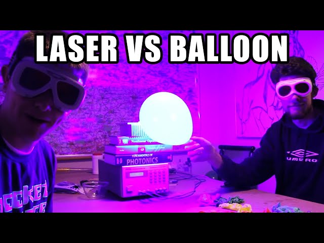 Laser Month! Week 2 - Laser vs Balloons - Smarter Every Day 35