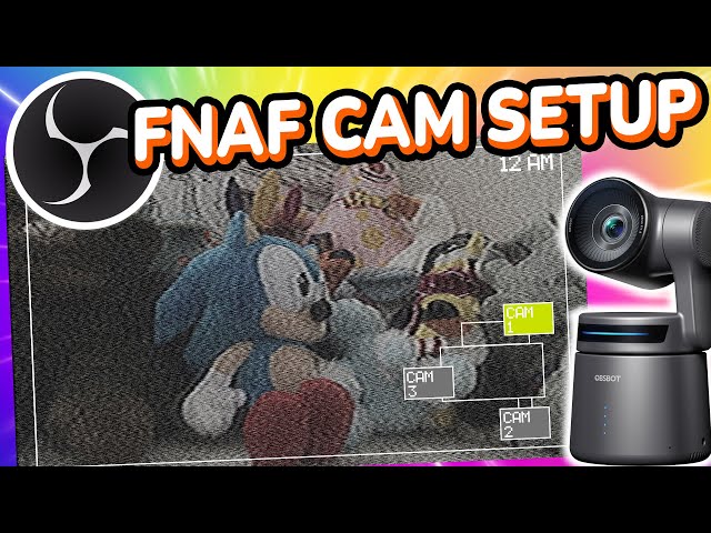 FNAF Multi-Cam Setup in OBS | OBSBOT Tail Air PTZ Streaming Camera