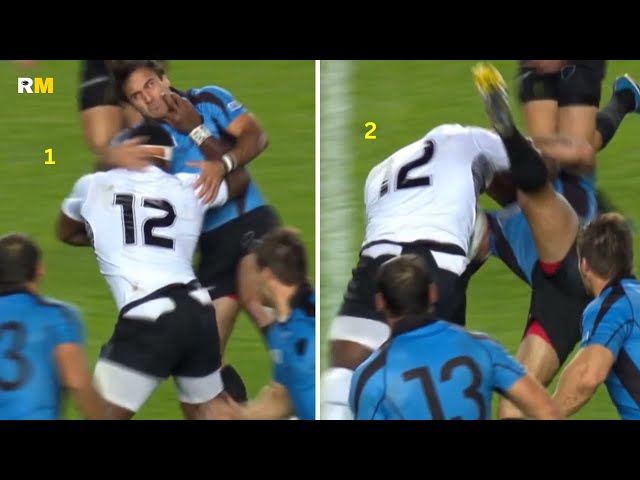 Brutal 'Air Time' Rugby Collisions