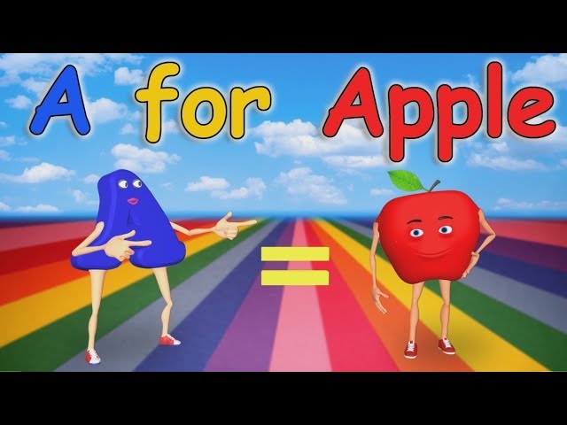 A for Apple Nursery Rhymes | Alphabet Song | ABC Song for Children