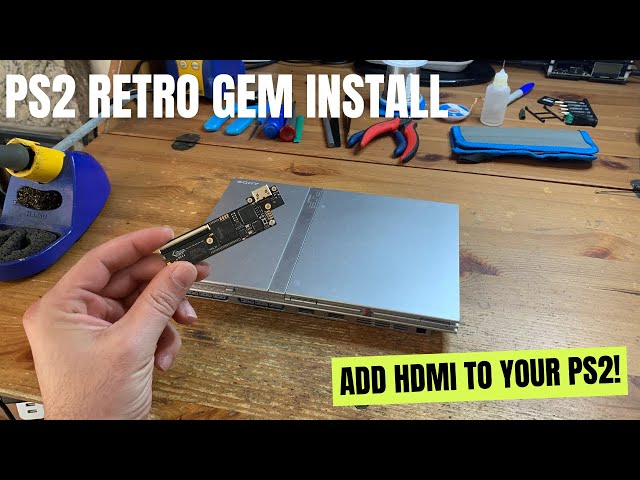 Add HDMI to your PS2 Slim! PixelFX Retro Gem install and demonstration