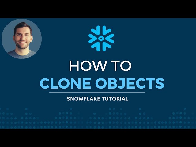 Create zero-copy clones on Snowflake