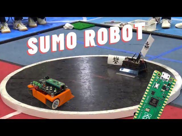 Make Mini Sumo Robot with #raspberrypi  Pi Pico