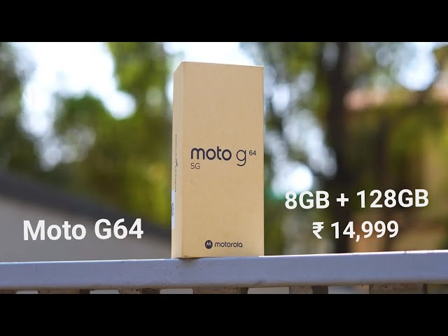 Moto G64 5g Unboxing in Hindi | 8GB + 128GB | price 14,999