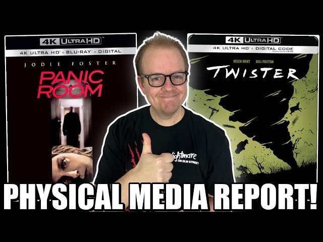 Panic Room UPDATE And Twister 4K Announcement! | The Physical MEDIA Report #210