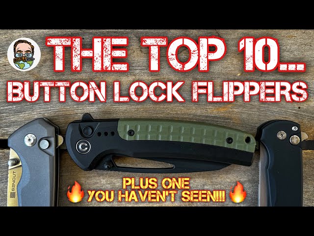 Best Button Lock Flippers for EDC in 2024. These EDC knives are AMAZING!! 🔥🔥🔥