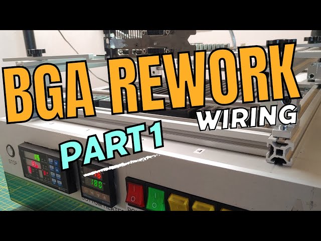 Homemade - 500$ - Automated BGA Rework Station IR6500. Build tutorial guide - Part 1