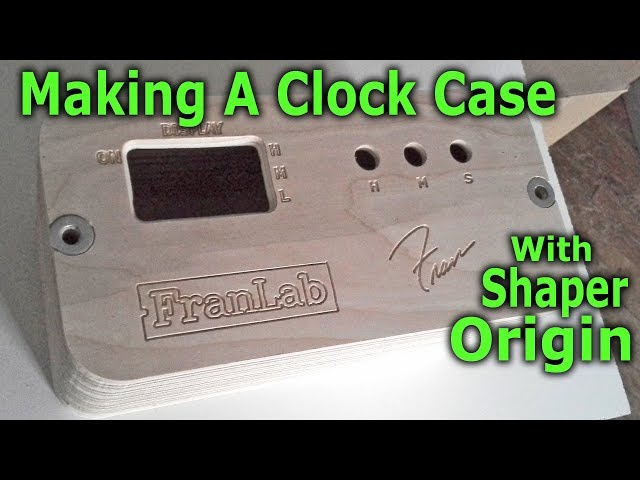 Making A Clock Case With The Origin CNC Router