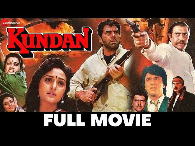 कुन्दन Kundan | Dharmendra, Jaya Prada, Amrish Puri & Farha Naaz | Action Film | Full Movie