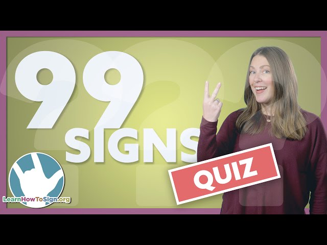 ASL Receptive Quiz | My Family | 99 Signs Part 2