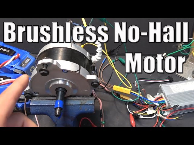 How to install a Brushless motor without a Hall sensor on a standard Brushless motor controller