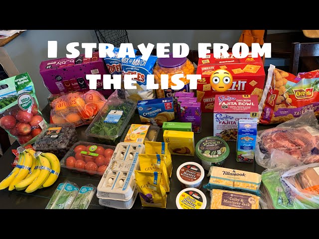 Jan 13 Grocery Haul - Almost Over Budget