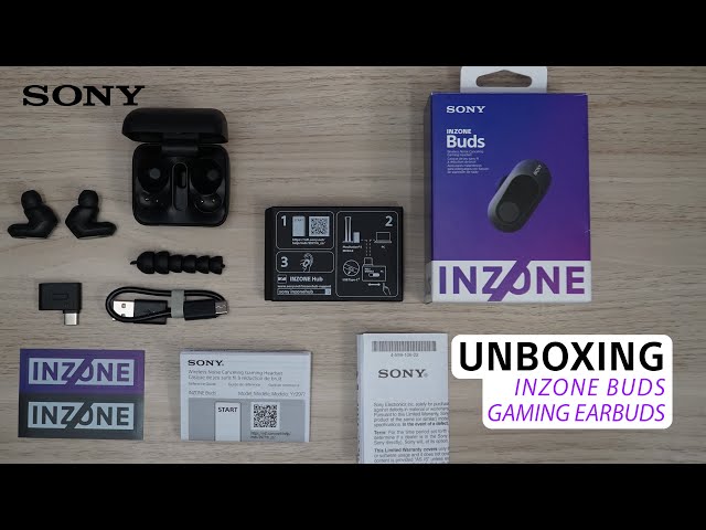 Sony | INZONE Buds Gaming Earbuds - UNBOXING
