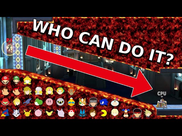 Who Can Make It? The Lava Fall - Super Smash Bros. Ultimate