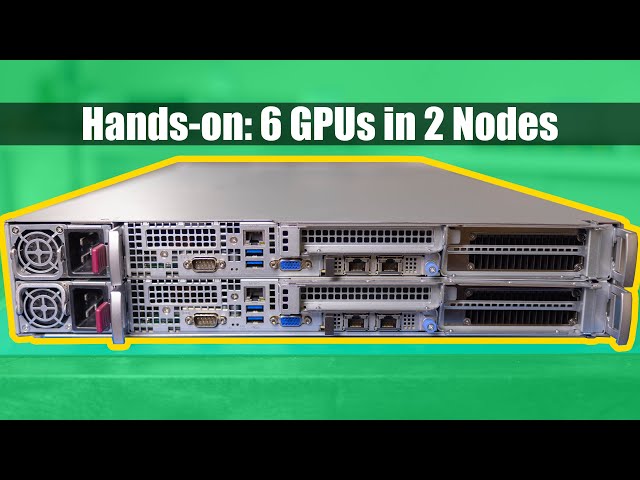 New Virtual Workstation GPU Server from Supermicro 2 Nodes!