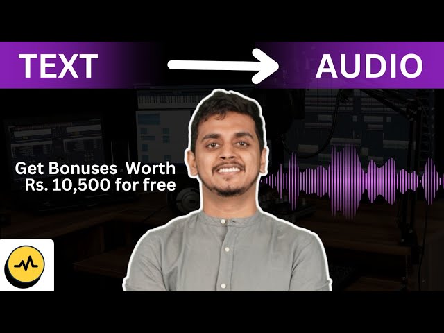 How to Convert Text to Audio Using AI: TTSMAKER Tutorial | Be10x