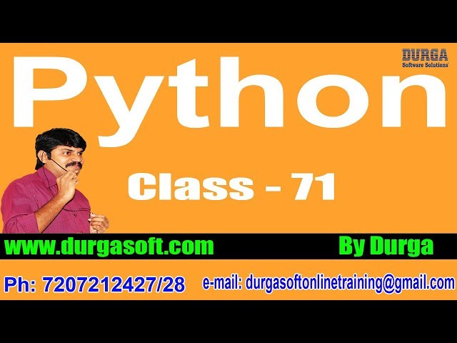 Learn Python || Python Garbage Collection || by Durga Sir On 16-07-2018 @ 6PM