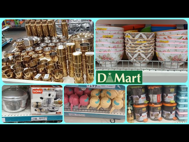 😍D Mart latest offers, cheap & useful Dmart steel Kitchenware, gadgets, containers, online available