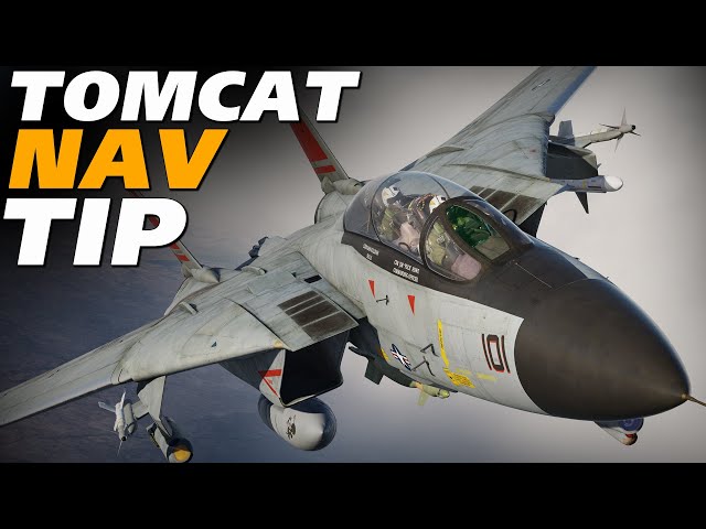 DCS F-14A & B Tomcat INS Navigation Tips & Tricks!