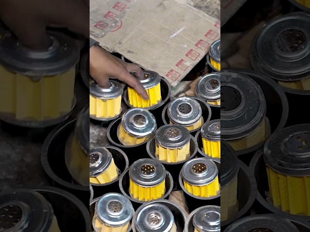 Oil Filters Manufacturing #shorts #youtubeshorts #oilfilter #manufacturing #autoparts