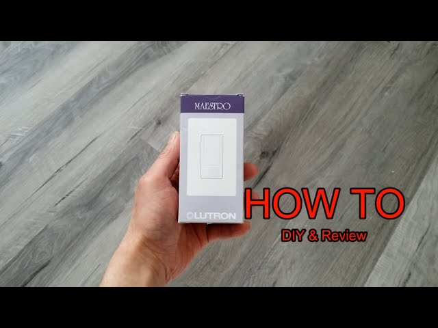 HOW TO INSTALL Occupancy Sensor Switch LUTRON Maestro Single-Pole or 3-Way, MS-OPS5M-WH