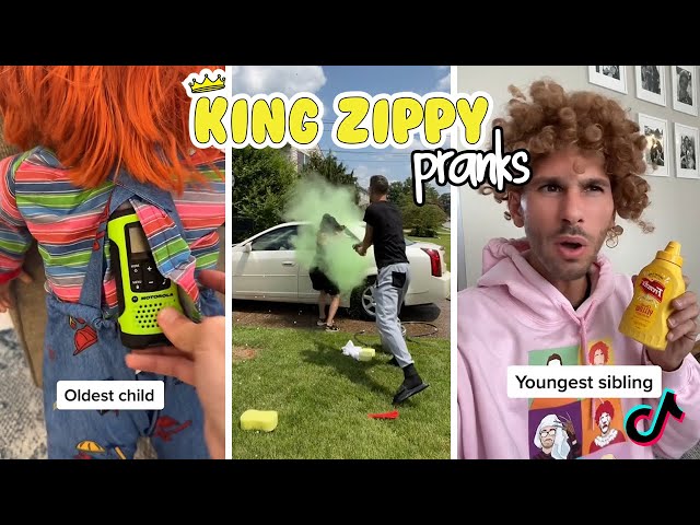 🔥1 HOUR+🔥King Zippy || living with siblings best best pranks | TikTok Compilation
