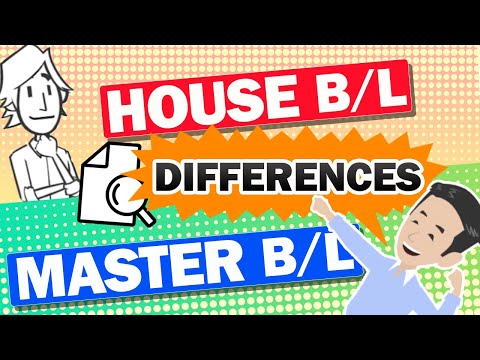 What is House B/L and Master B/L? Explained these B/L advantage and disadvantage in Global Logistics
