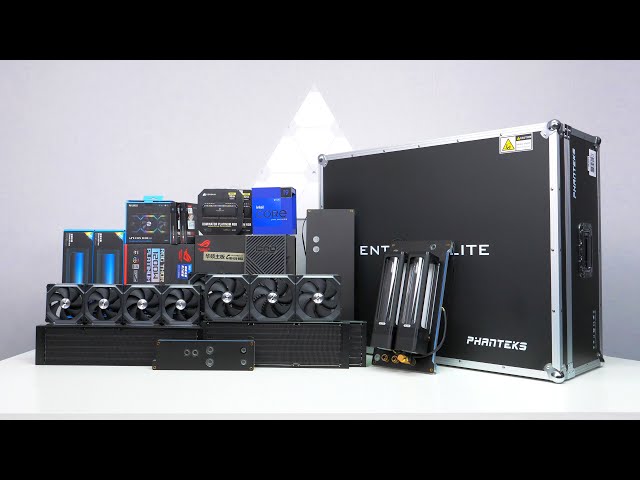 「BRO」4K  Phanteks Elite 916 Build A PC With RTX 3090 . 追风者916 黑金主题 #916