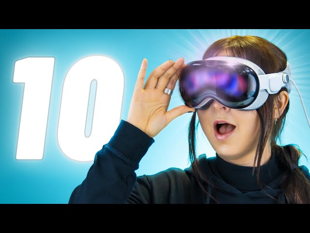Apple Vision Pro - TOP 10 FEATURES !!