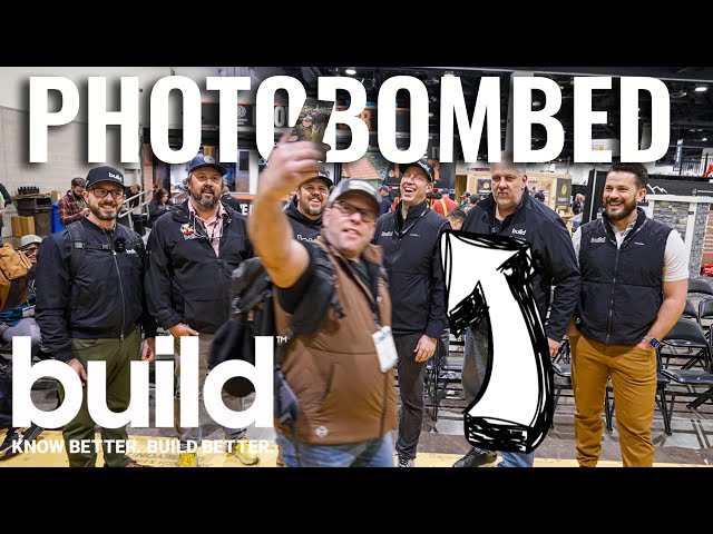 Photobomb at The Build Show!