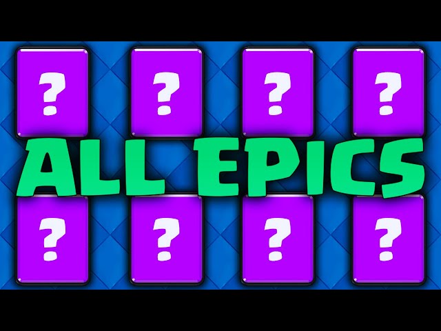 Can I Win In Clash Royale With Only Epic Cards?