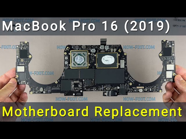 MacBook Pro 16 2019 Motherboard Replacement