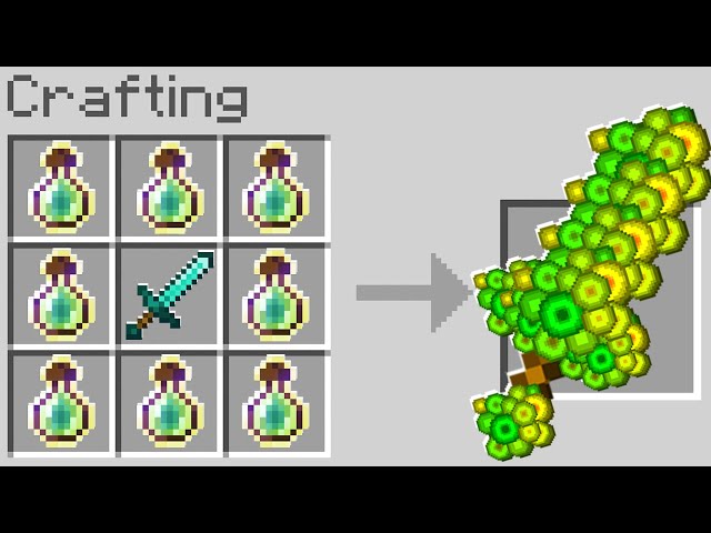 Minecraft But I Can Craft XP Sword