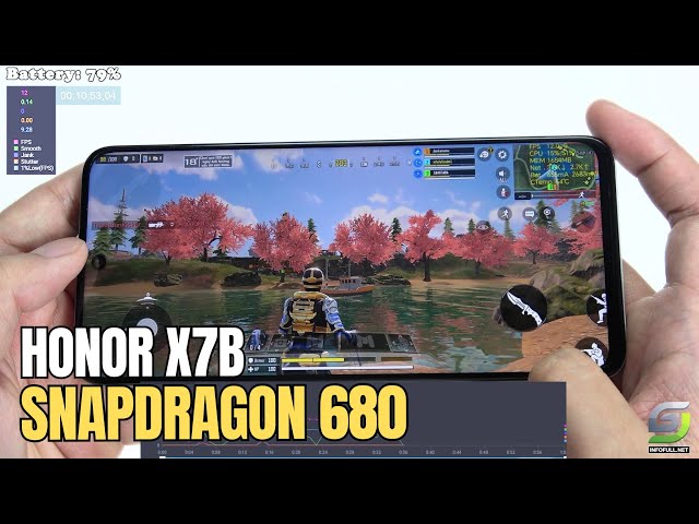Honor X7b test game Call of Duty Mobile CODM | Snapdragon 680