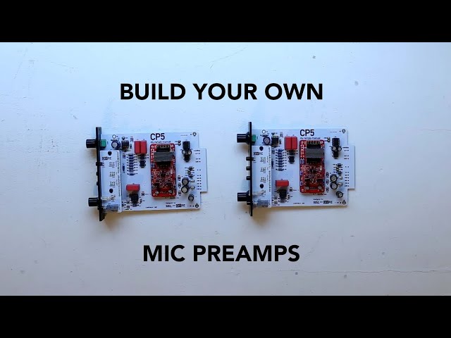 I built a mic preamp (DIYRE CP5)