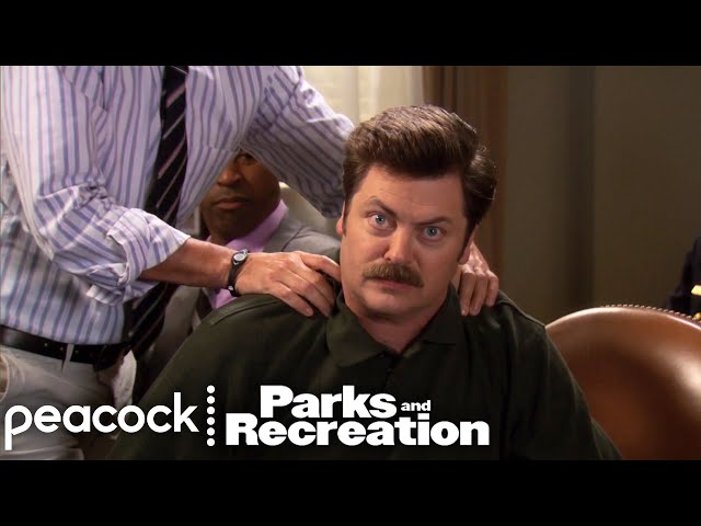 Ron Helps Slash the Budget | Parks and Recreation