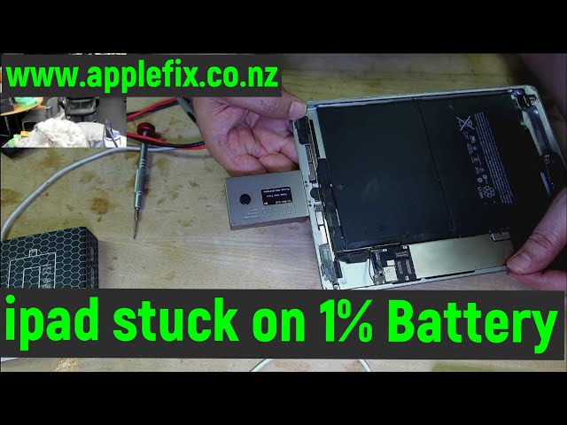 iPad battery Stuck on 1% Not charging | Ipad repair Hamilton New Zealand | AppleFix
