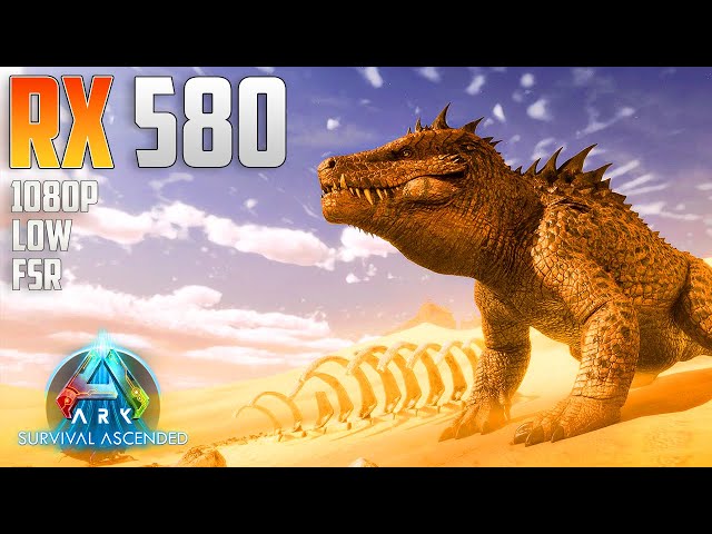 Ark Survival Ascended RX 580 | 1080p | Low & FSR