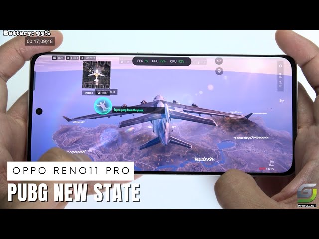 Oppo Reno11 Pro Pubg NEW STATE Max Setting 90 FPS Ultra Graphics
