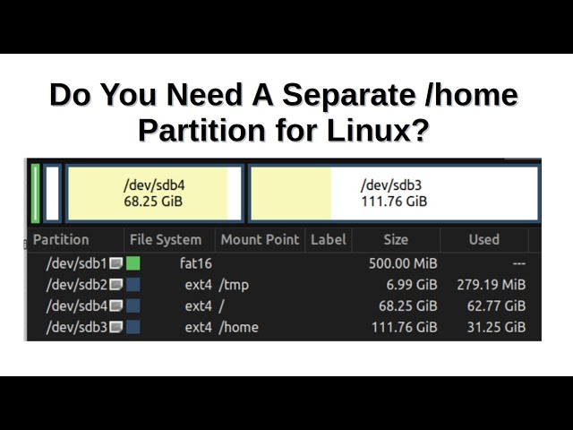Do You Need A Separate /home Partition for Linux?