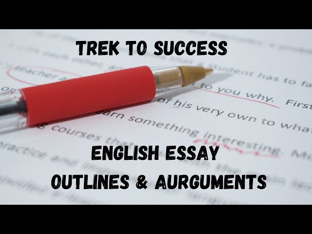 English Essay  # 3| Outline & Arguments | CSS|PMS|PCS