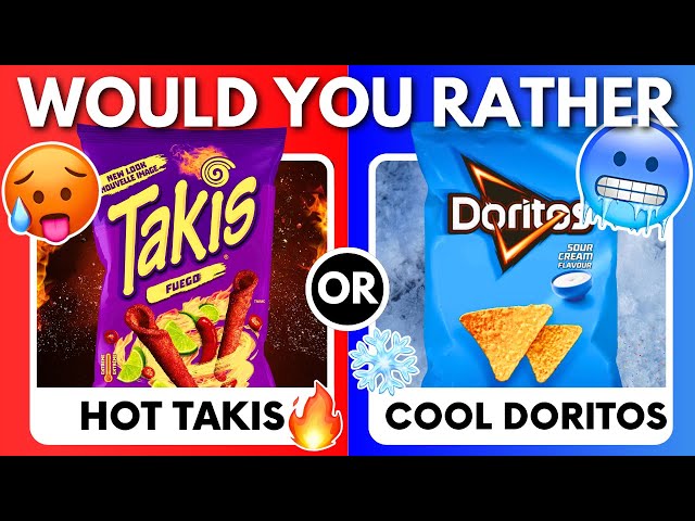 Would You Rather HOT vs COLD Food Edition 🔥🥶