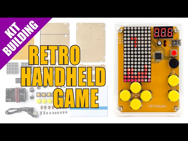 Building a retro handheld game kit [LIVE]