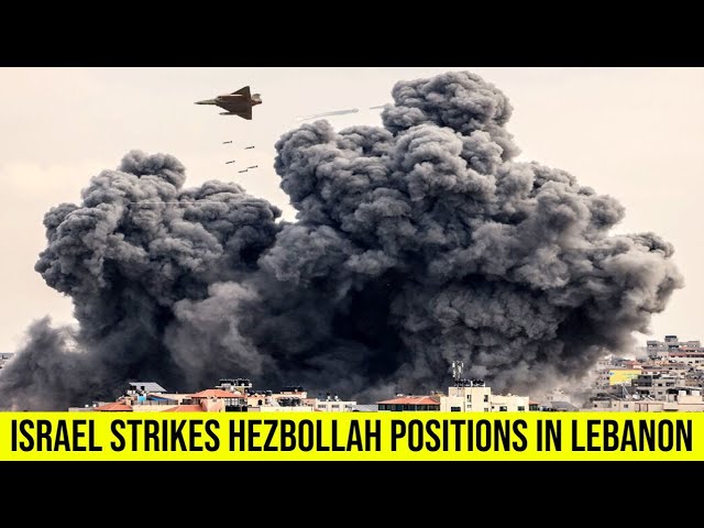 IDF says airstrikes hit terror cells, Hezbollah post in southern Lebanon.