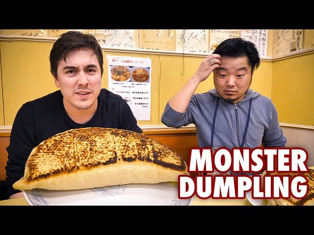 I Tried Eating the LARGEST Dumpling in the World | Tokyo