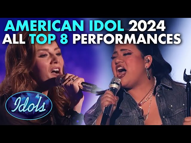 ALL AMERICAN IDOL TOP 8 PERFORMANCES 2024 | Idols Global