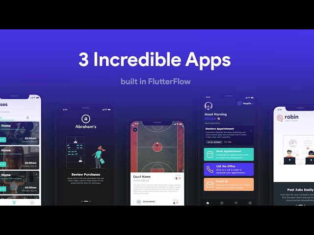 3 Incredible Apps Built in FlutterFlow