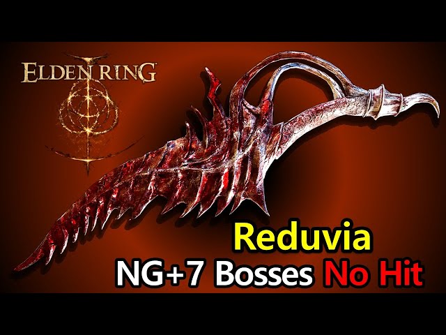 Elden Ring Weapons - Reduvia Build vs NG+7 bosses fight (No Hit) #eldenring #gaming